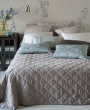 Marseilles King Coverlet in French Grey