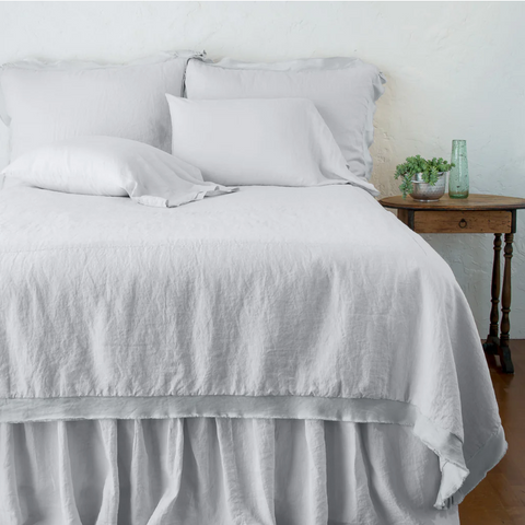 Delphine Queen Coverlet in Sterling