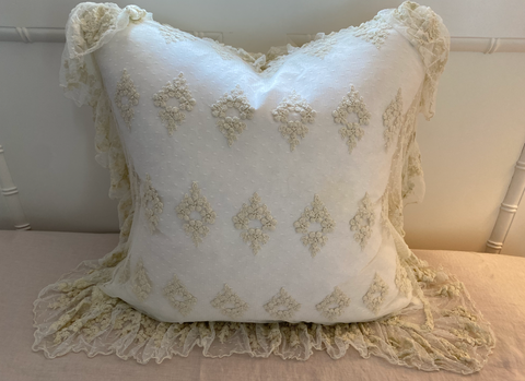 Olivia Euro Sham Pair in Champagne