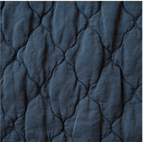 Luna King Coverlet in Midnight