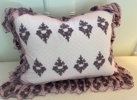 Olivia Euro Sham in Amethyst