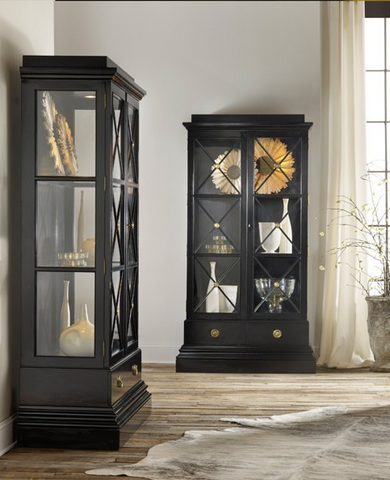 Ebonized Classical Display Case Modern History- Retail $8,970.00