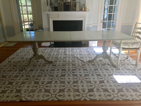 Cohasset Dining Table in Powdered Sugar - Retail $7,542.00