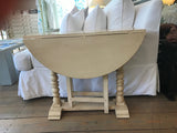 Saginaw Drop Leaf Side Table in Butter Pecan - Retail $2290.00