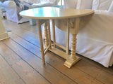 Saginaw Drop Leaf Side Table in Butter Pecan - Retail $2290.00