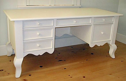 Queen Ann Desk antique white - Retail $3200