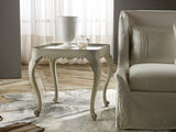 Swedish End Table Mirrored and Painted - Retail $1,696.00