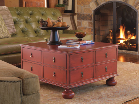 Newbury Cocktail Table in Cherry Cobbler - Retail $2,502.00