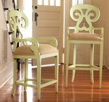 Carmel Swivel Counterstools in Pistachio Whip - Retail $1,926.00