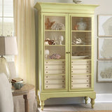 Camden Display Case in Key Lime Pie with Vanilla Bean Interior - Retail $7,775.00