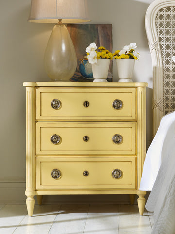 Calais Bedside Chest in Creme Brulee - Retail $2,694.00