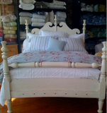Chatham Queen Bed in Vanilla Bean - Retail $7,170.00