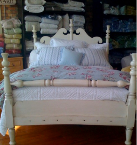 Chatham Queen Bed in Vanilla Bean - Retail $7,170.00