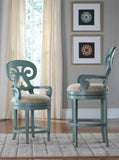 Carmel Swivel Bar Stool in Cotton Candy - Retail $2,544.00