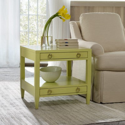 Transitions Two Drawer End Table in Truffle Retail $1,794