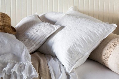 Capri Accent Pillow in Winter White