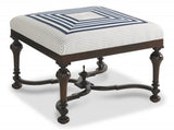 Sandy Pointe Ottoman in Powdered Sugar