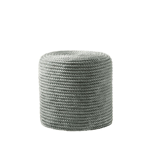 Rope Stool in Silver - Retail $894.00